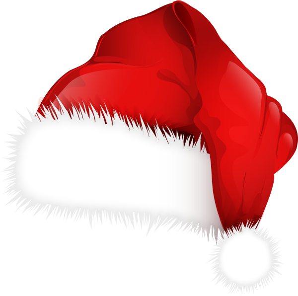 Шапка Санта Клауса трафарет