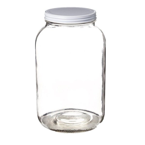 Пустые стеклянные баночки