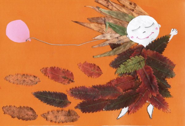 Гербарий из осенних листьев