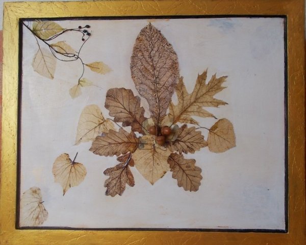 Осенний коллаж из природного материала