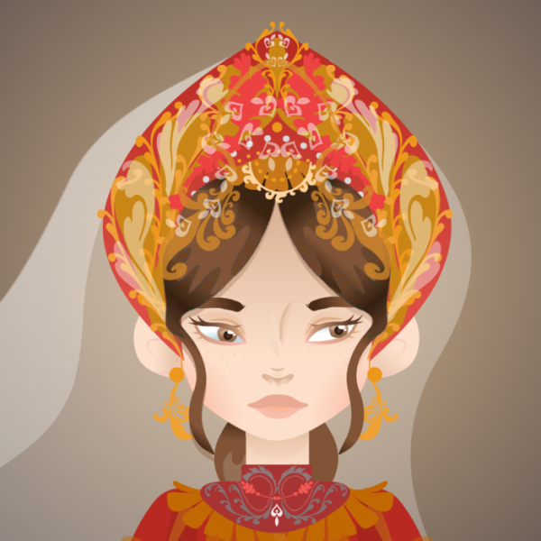 Рисование русского народного костюма