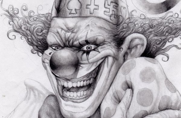 Клоун эскиз