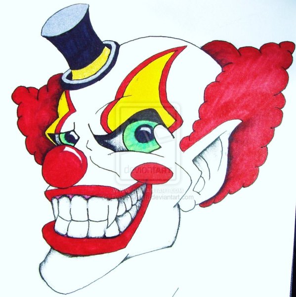 Клоун 64 на 64