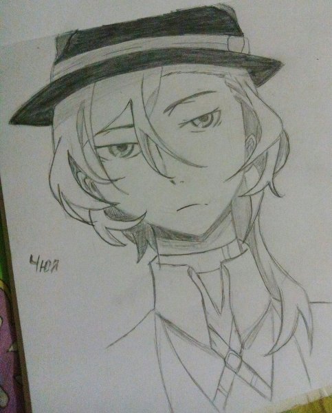 Чуя Накахара скетч