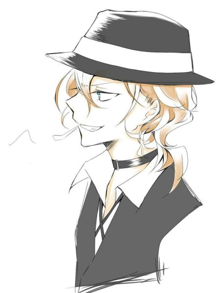 Чуя Накахара ханахаки арт