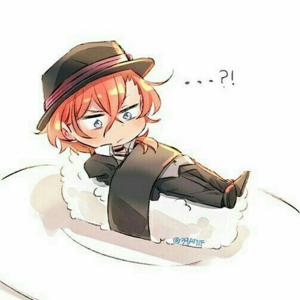 Чуя Накахара Великий из бродячих псов Чиби