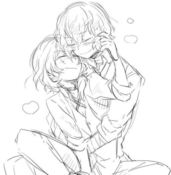 Чуя Накахара и Дадзай Осаму Чиби