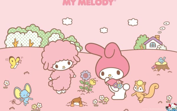 Милый фон Санрио