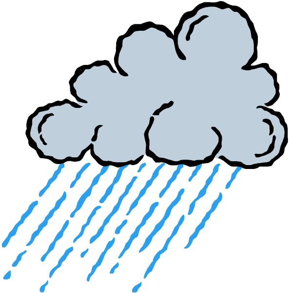 Туча с дождем