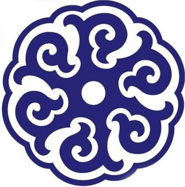 Роговидный Бурятский орнамент/