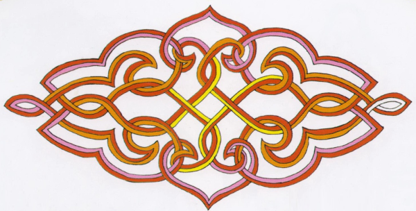 Бурятский растительный орнамент