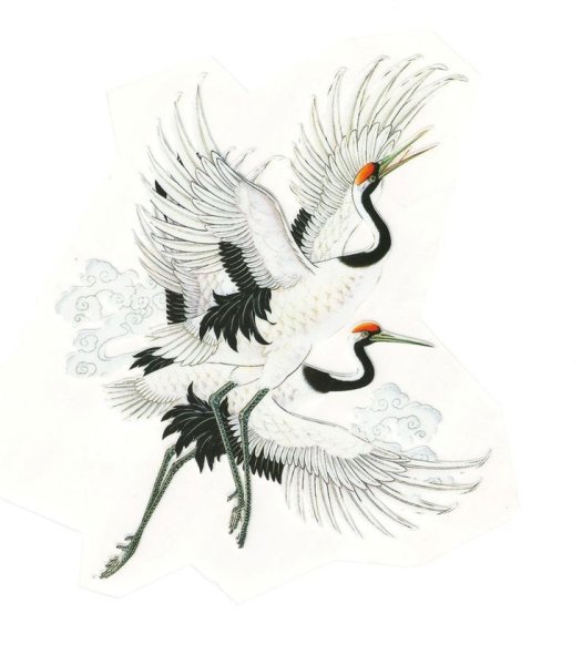 Китайская живопись Журавли