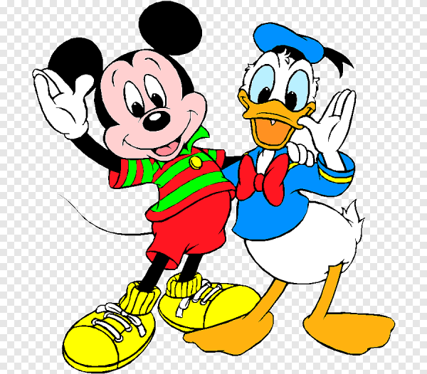 Микки Мауса и Дональда Дака