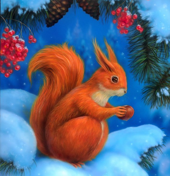 Новогодняя Белочка.