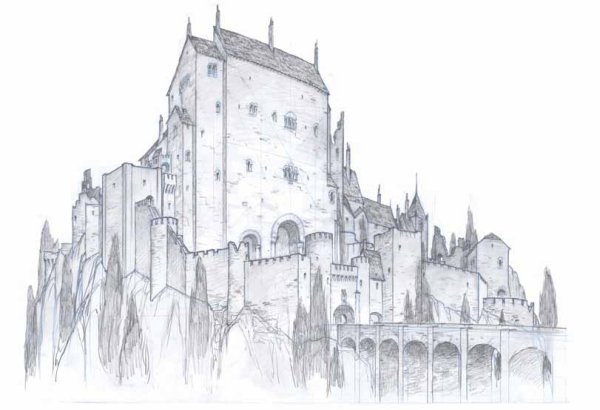 Замок Дракулы романский