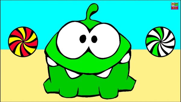 Ам Ням нарисовать