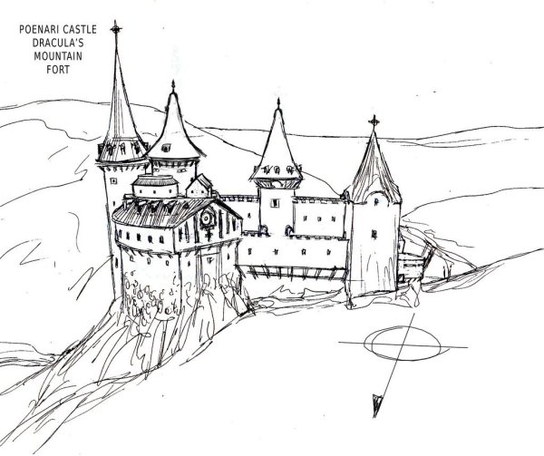 Замок Поенари реконструкция