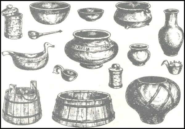 Посуда славян древней Руси