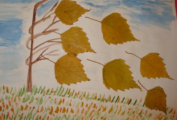 Золотая осень рисунок