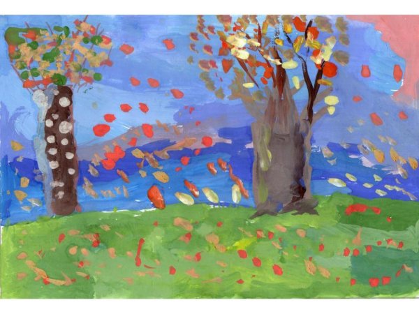 Листопад для дошкольников