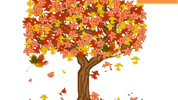 Картина листопад для детей