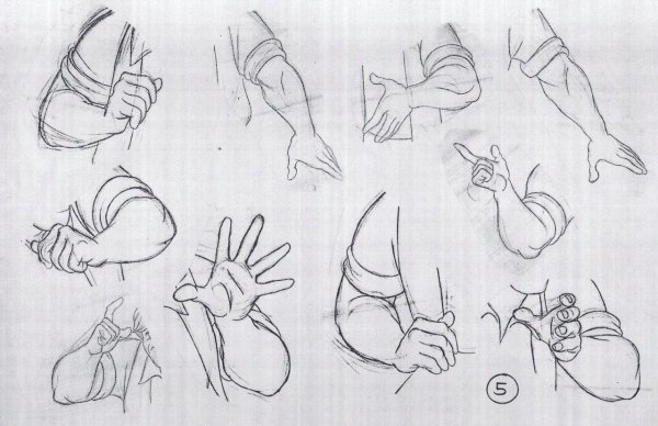 Согнутая рука туториал