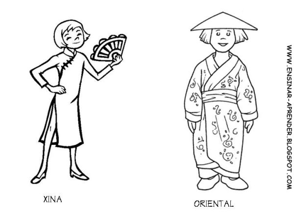 Эскиз японского национального костюма