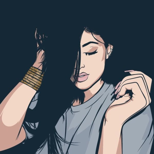 Кайли Дженнер арт