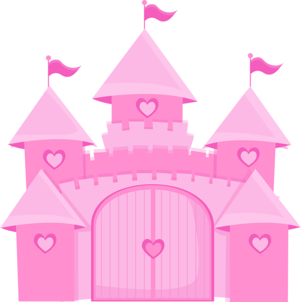 Розовый замок