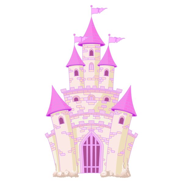 Розовый замок принцессы