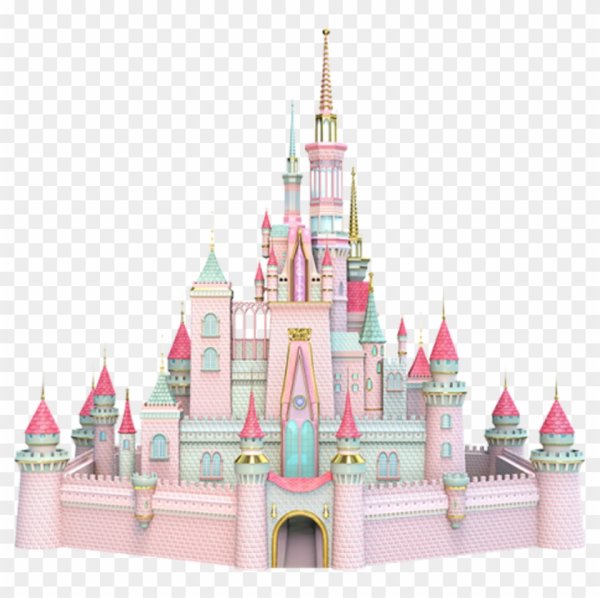 Розовый замок принцессы