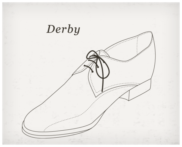 Туфли мужские эскиз