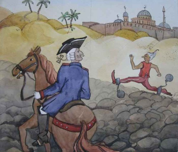 Приключения барона Мюнхаузена иллюстрации