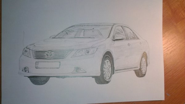 Тойота Камри 3.5 рисунок