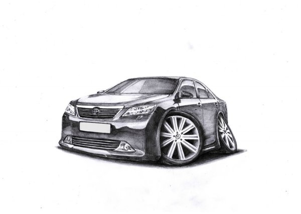 Тойота Камри 3.5 рисунок