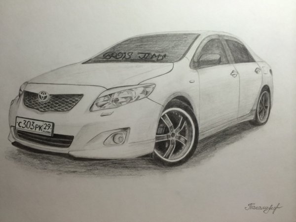 Toyota Camry risunok