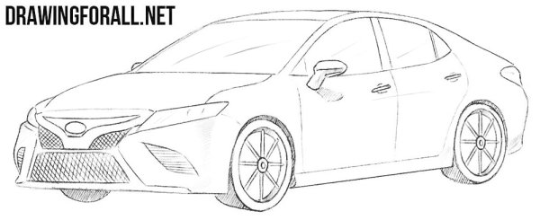 Toyota Camry 2012 drawing
