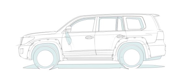Toyota Land Cruiser 120 Blueprint