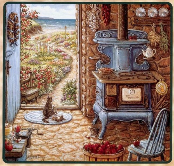 Художница Жанет Крускамп