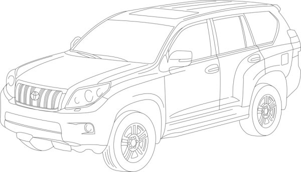 Автомобиль ленд Крузер 200