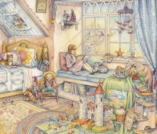 Художник Ким Якобс Рождественские картины