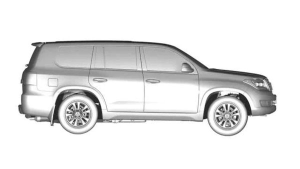 Раскраска Toyota Land Cruiser 200