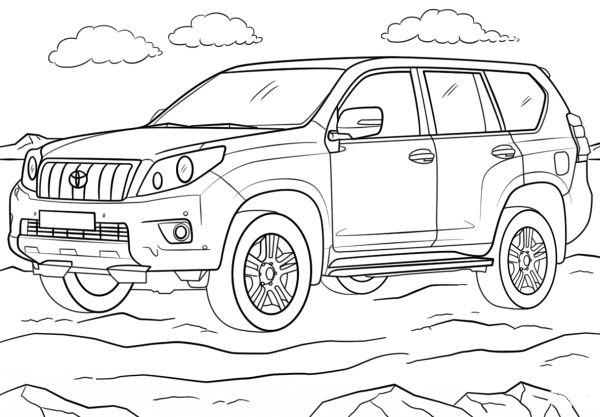 Toyota Land Cruiser 200 Blueprint