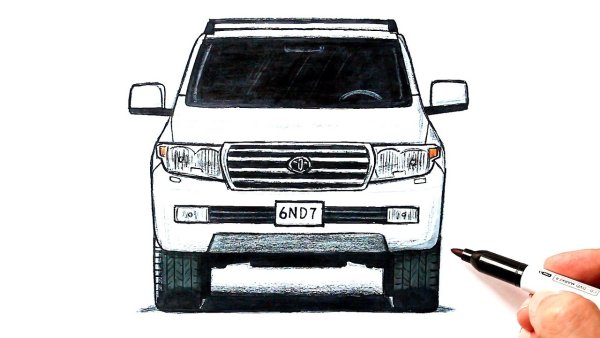 Toyota Land Cruiser 200 vector