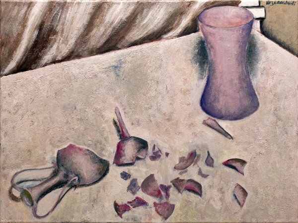 Разбитая ваза картина