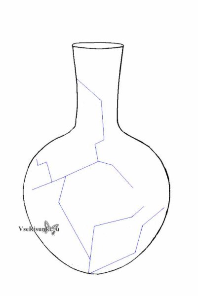 Рисунок вазы карандашом поэтапно