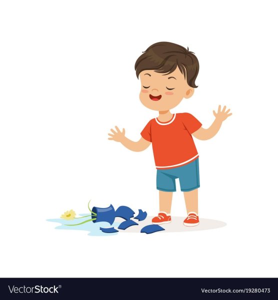 Ребенок разбил чашку