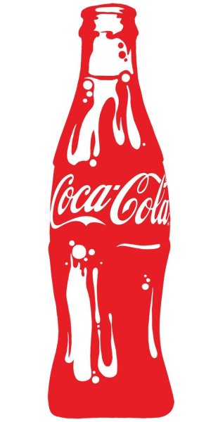 Контурная бутылка Coca-Cola