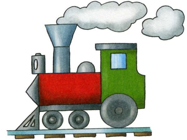 Паровоз пыхтит