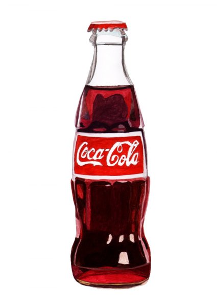 Ребенок с бутылкой колы